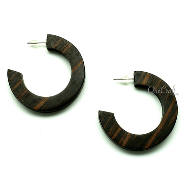 Ebony Earrings #12958 - HORN JEWELRY
