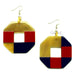 Horn & Lacquer Earrings #13251 - HORN JEWELRY