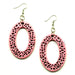 Horn & Lacquer Earrings #13254 - HORN JEWELRY