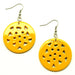Horn & Lacquer Earrings #13374 - HORN JEWELRY