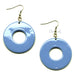 Horn & Lacquer Earrings #13399 - HORN JEWELRY