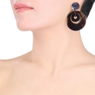Horn Earrings #13482 - HORN JEWELRY