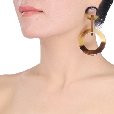 Horn Earrings #13722 - HORN JEWELRY