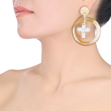 Horn Earrings #13772 - HORN JEWELRY