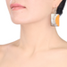 Horn & Lacquer Earrings #13893 - HORN JEWELRY