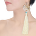 Horn & Tassel Earrings #14009 - HORN JEWELRY