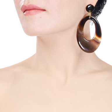 Horn Earrings #14033 - HORN JEWELRY