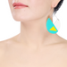Horn & Lacquer Earrings #14048 - HORN JEWELRY