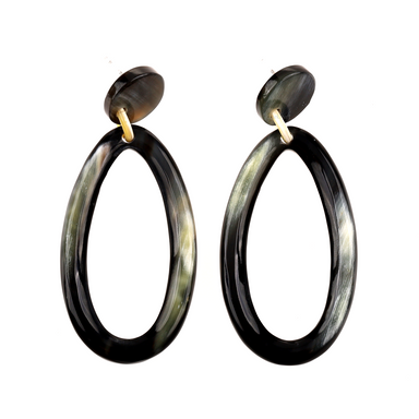 Horn Earrings #14121 - HORN JEWELRY