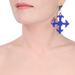 Horn & Lacquer Earrings #14215 - HORN JEWELRY