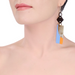 Horn & Lacquer Earrings #14222 - HORN JEWELRY