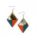 Horn & Lacquer Earrings #14234 - HORN JEWELRY