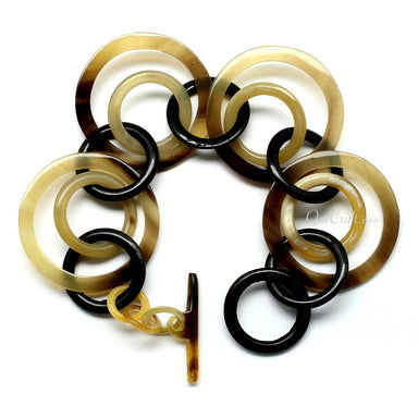 Horn Chain Bracelet #9937 - HORN JEWELRY