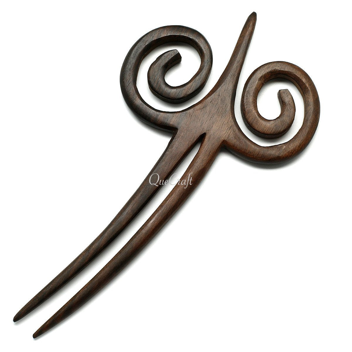 Ebony Hair Pin #10607 - HORN JEWELRY