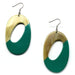 Horn & Lacquer Earrings #6162 - HORN JEWELRY