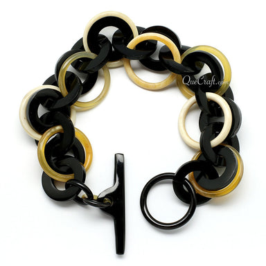 Horn Chain Bracelet #9935 - HORN JEWELRY