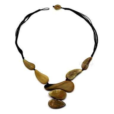 Horn String Necklace #4186 - HORN JEWELRY