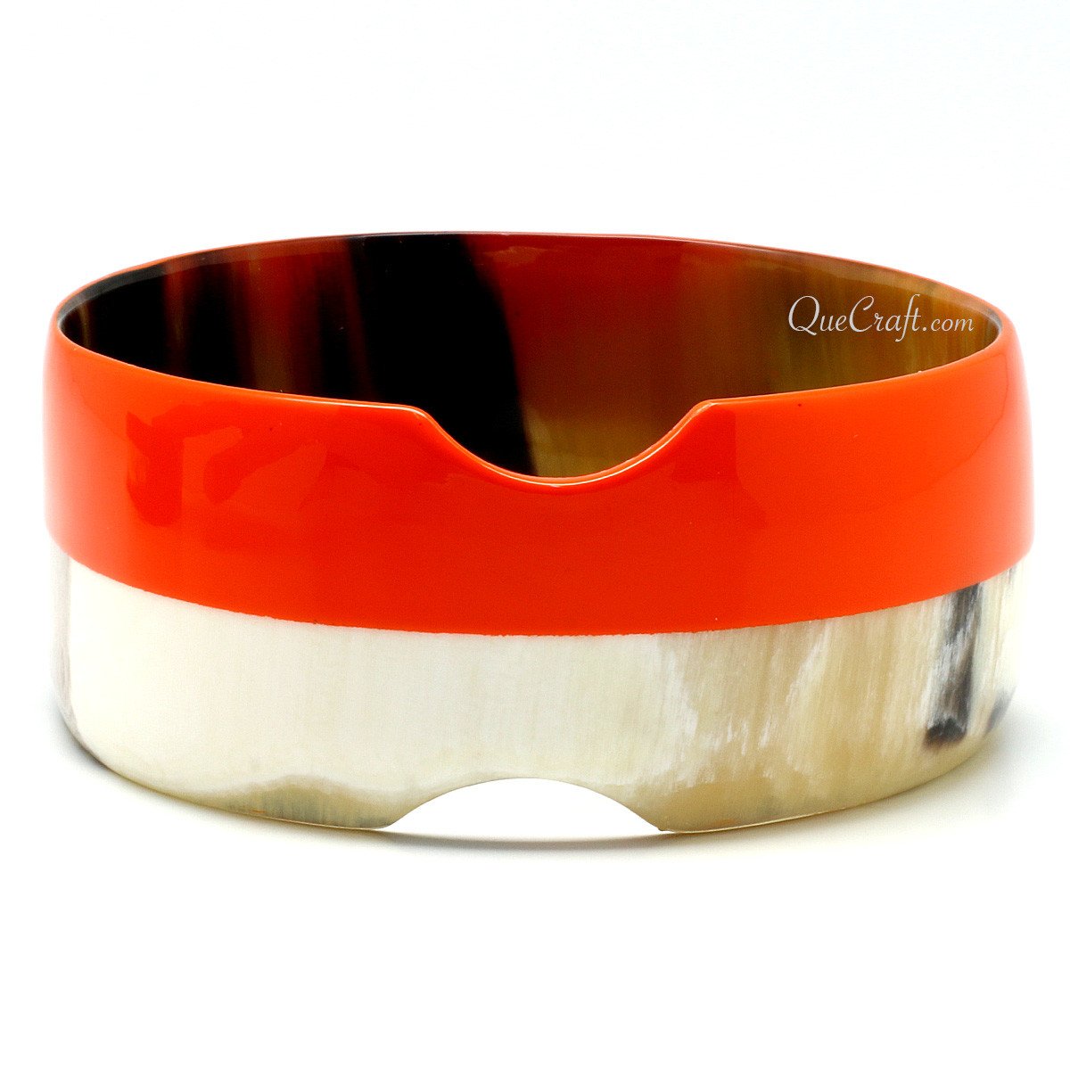 Horn & Lacquer Bangle Bracelet #11410 - HORN JEWELRY