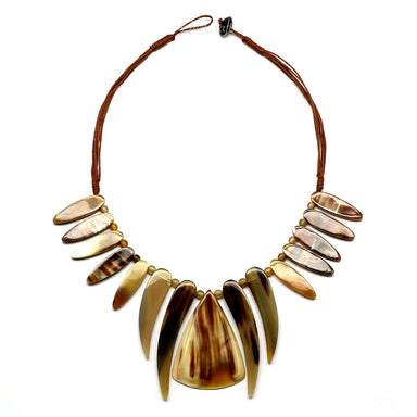 Horn String Necklace #9686 - HORN JEWELRY