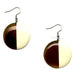 Horn & Lacquer Earrings #10027 - HORN JEWELRY