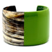 Horn & Lacquer Cuff Bracelet #5425 - HORN JEWELRY