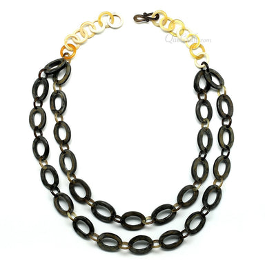 Horn Chain Necklace #11538 - HORN JEWELRY