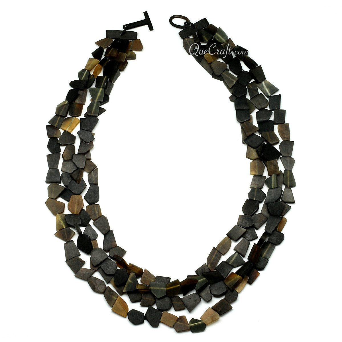 Horn Beaded Necklace #11324 - HORN JEWELRY
