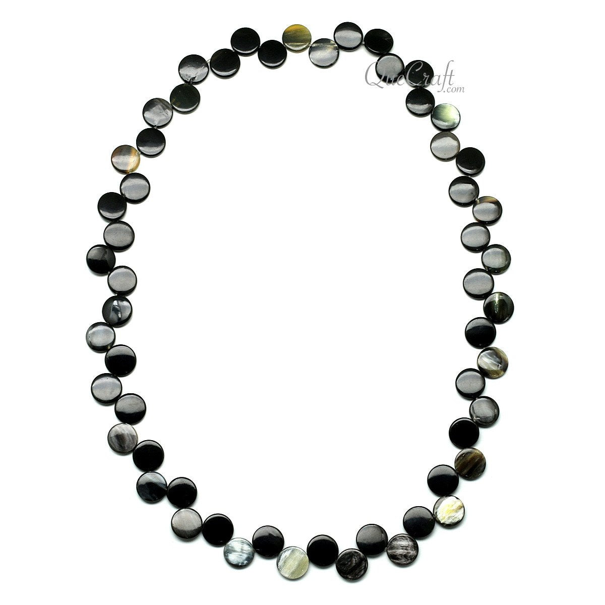 Horn Beaded Necklace #11808 - HORN JEWELRY