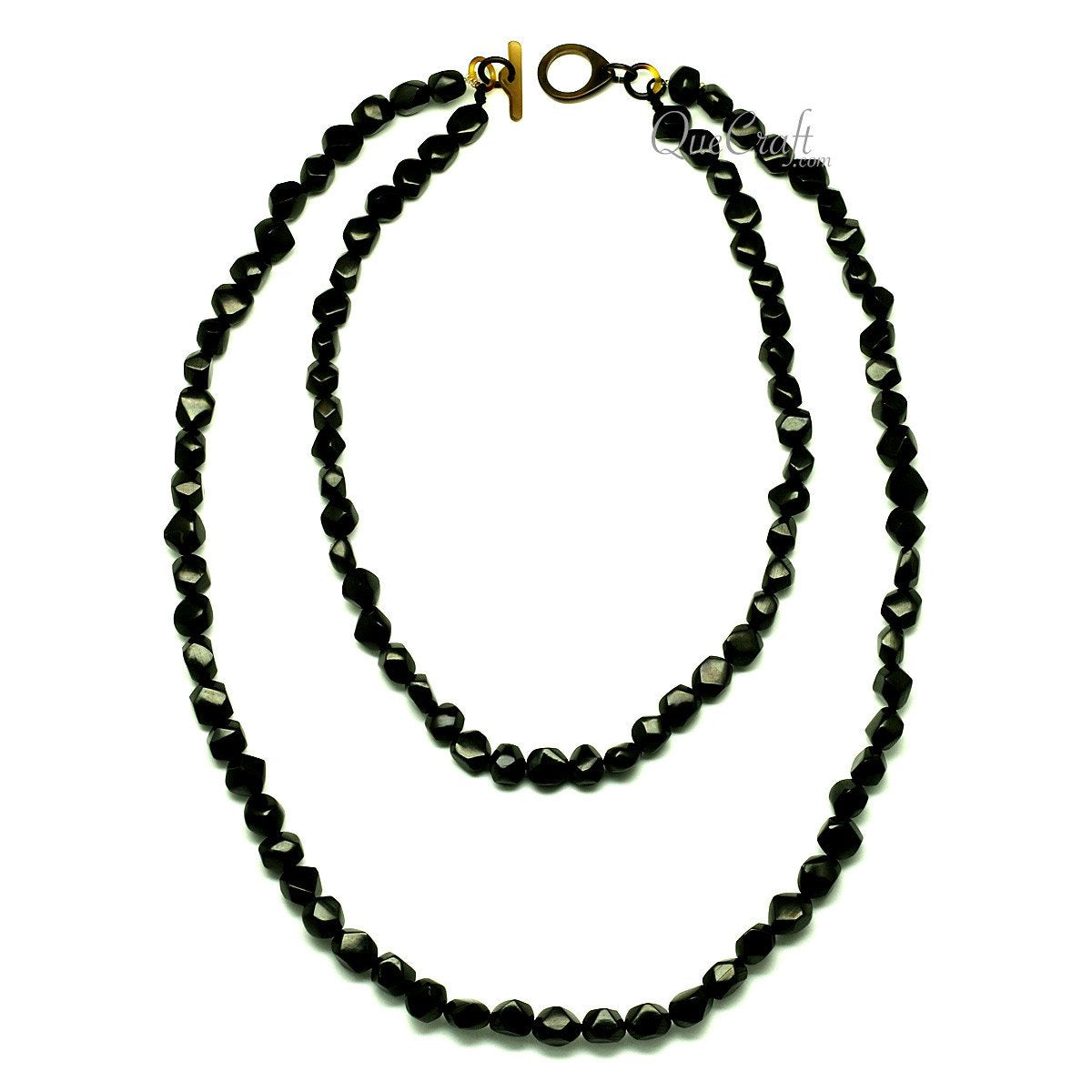 Horn Beaded Necklace #12922 - HORN JEWELRY