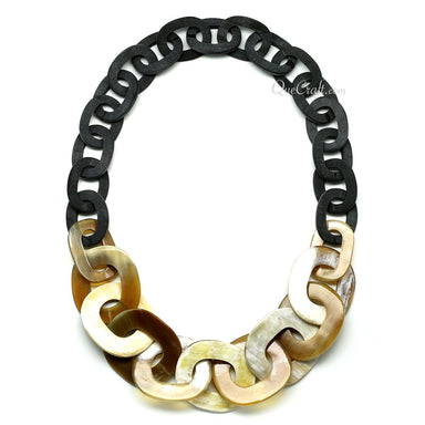 Horn Chain Necklace #11649 - HORN JEWELRY