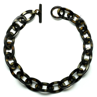 Horn Chain Necklace #11784 - HORN JEWELRY