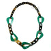 Horn & Lacquer Chain Necklace #11825 - HORN JEWELRY