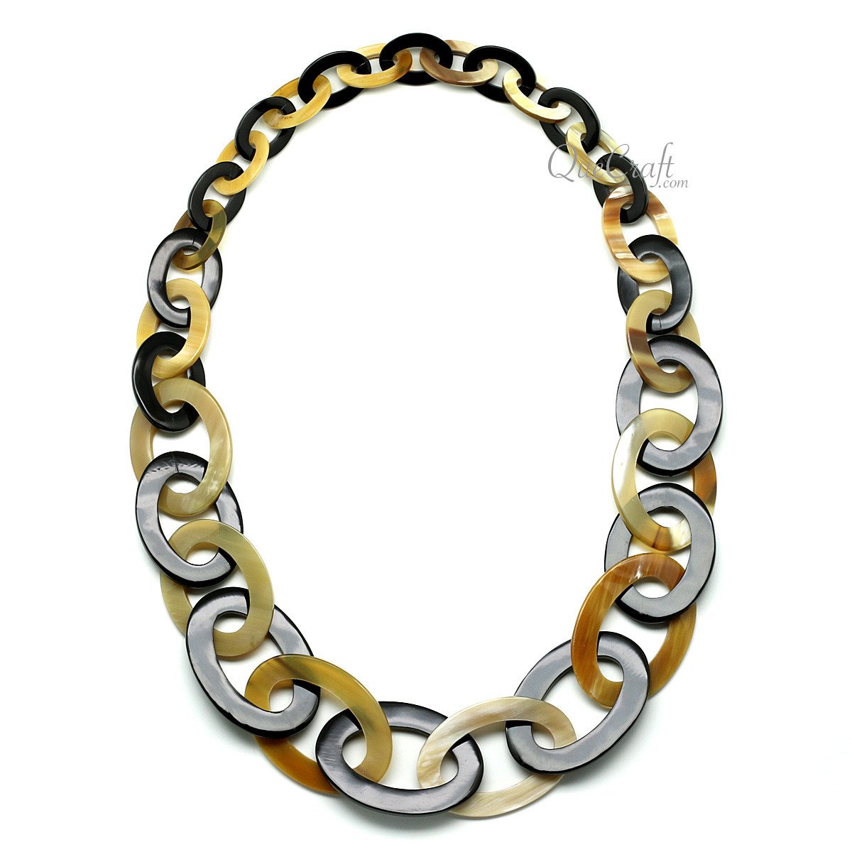 Horn Chain Necklace #11892 - HORN JEWELRY