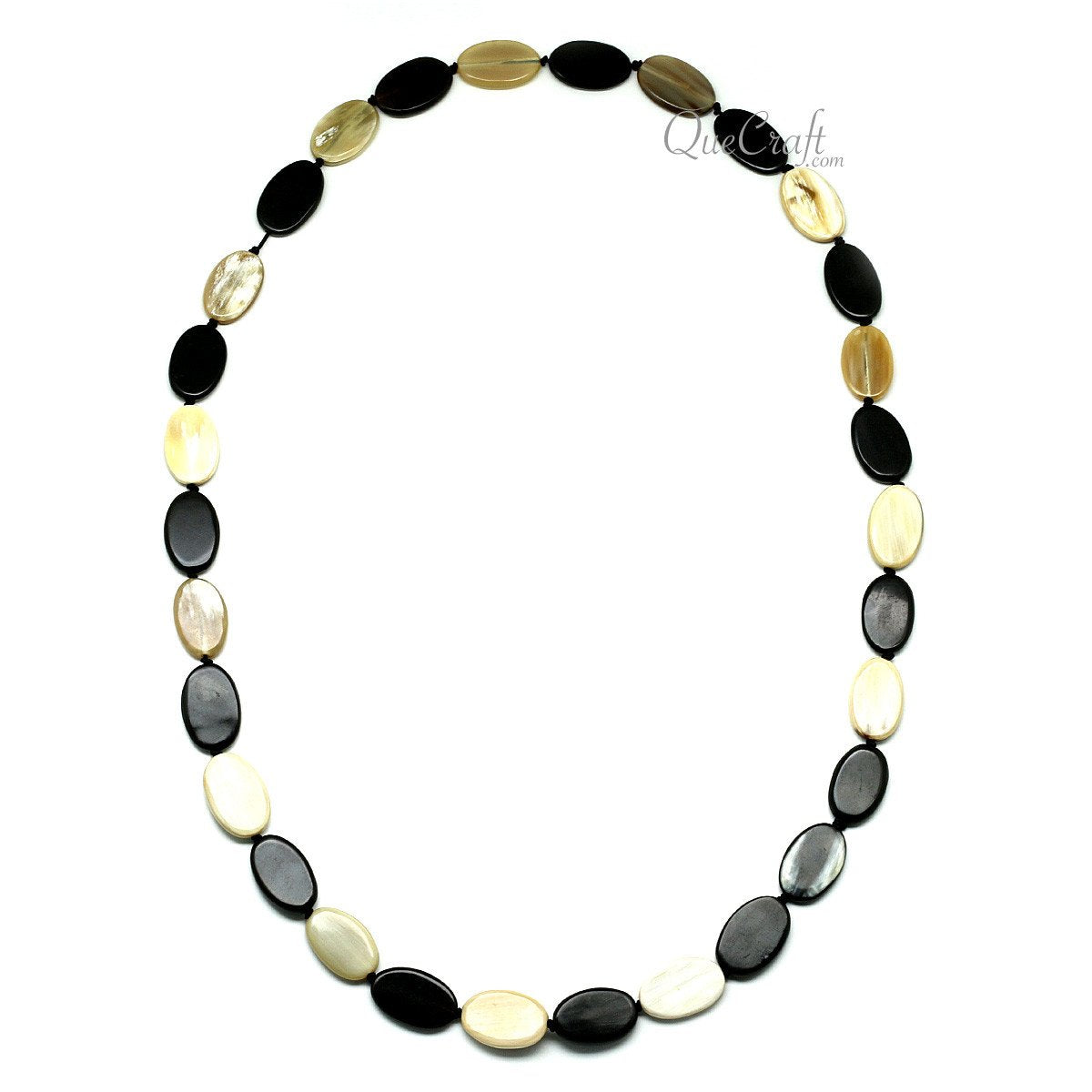 Horn Beaded Necklace #11893 - HORN JEWELRY