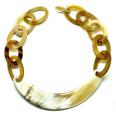 Horn Chain Necklace #11952 - HORN JEWELRY