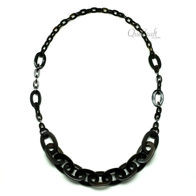 Horn Chain Necklace #12132 - HORN JEWELRY
