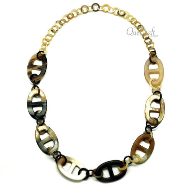 Horn Chain Necklace #12163 - HORN JEWELRY