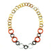 Horn & Lacquer Chain Necklace #12164 - HORN JEWELRY