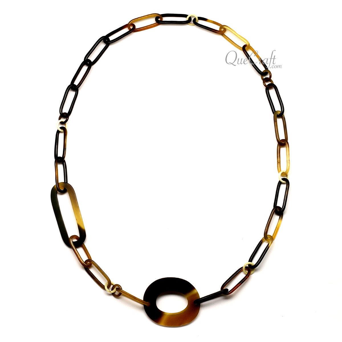 Horn Chain Necklace #12547 - HORN JEWELRY