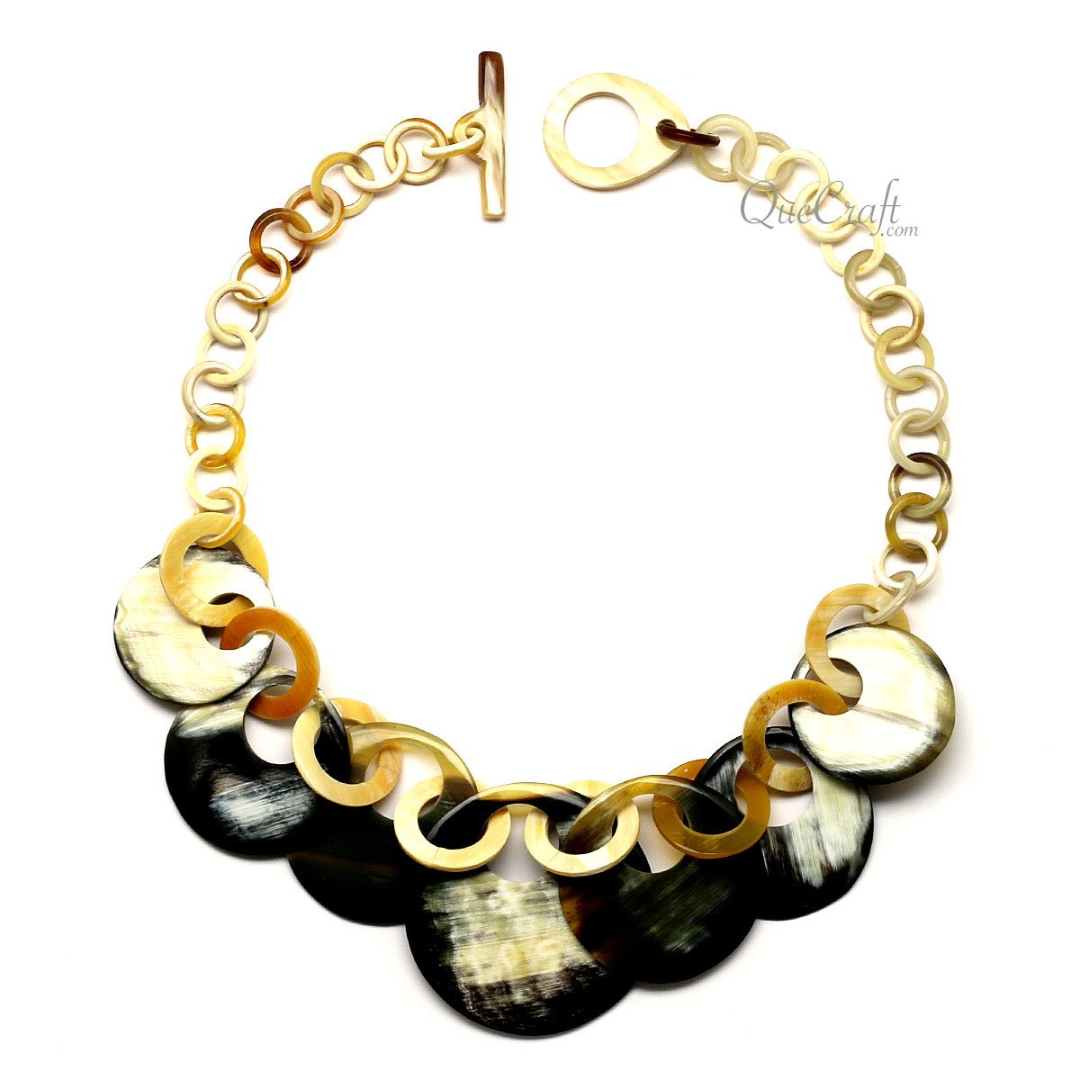 Horn Chain Necklace #12593 - HORN JEWELRY