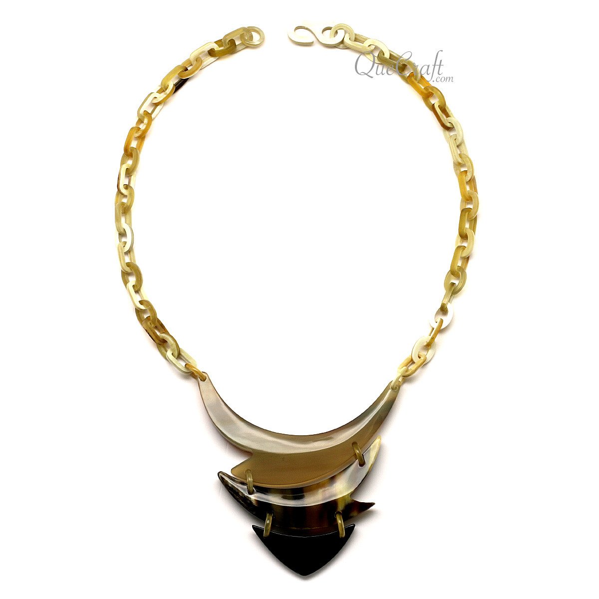 Horn Chain Necklace #12624 - HORN JEWELRY