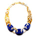 Horn & Lacquer Chain Necklace #12683 - HORN JEWELRY