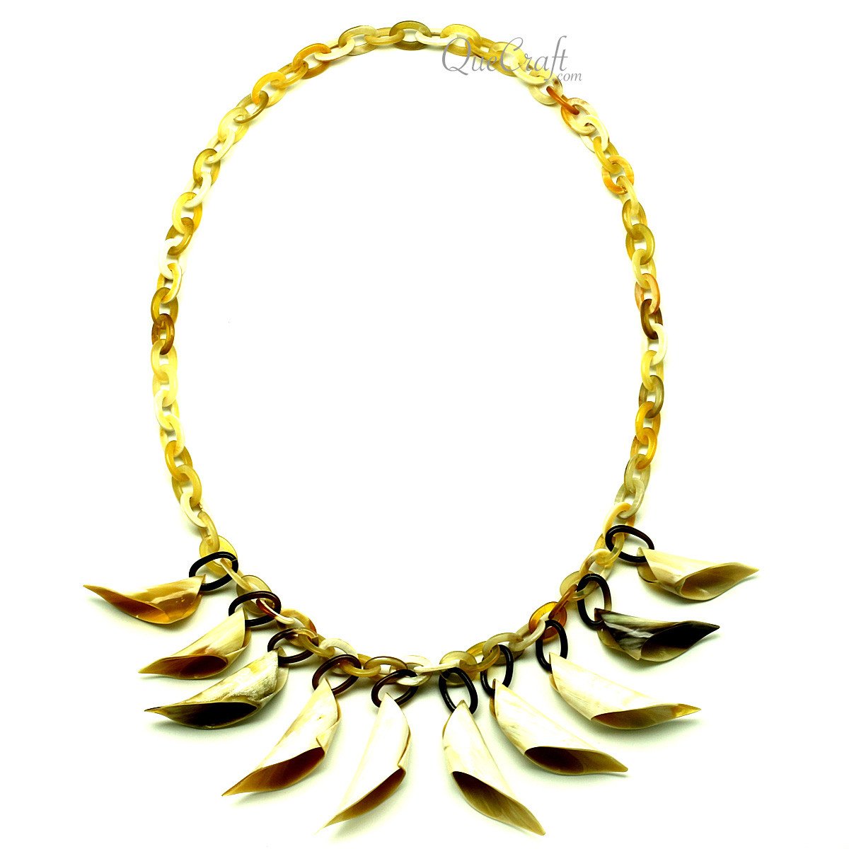 Horn Chain Necklace #12800 - HORN JEWELRY