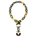 Horn & Lacquer Chain Necklace #12815 - HORN JEWELRY