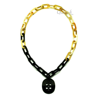 Horn Chain Necklace #12834 - HORN JEWELRY