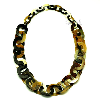 Horn Chain Necklace #12892 - HORN JEWELRY