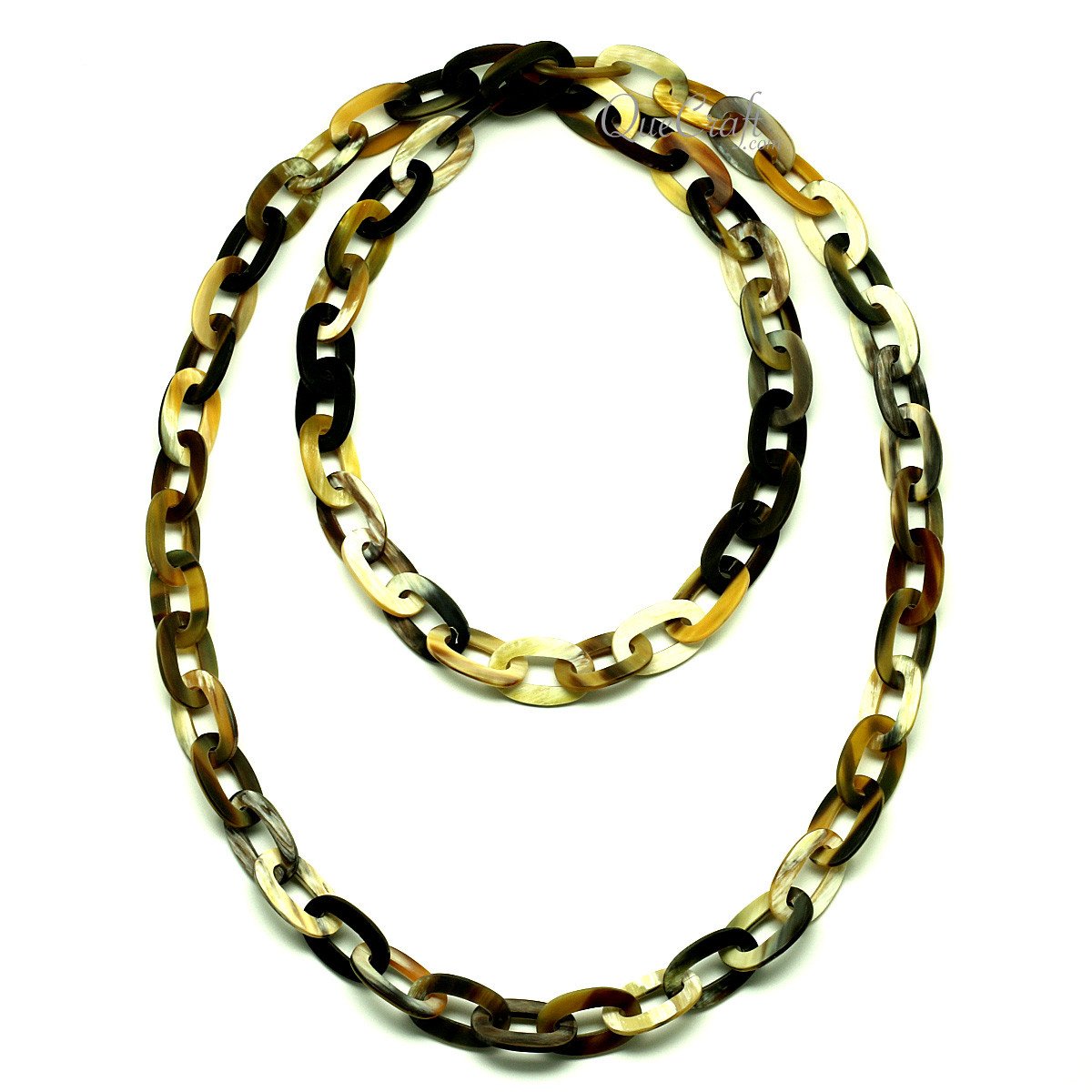 Horn Chain Necklace #12894 - HORN JEWELRY