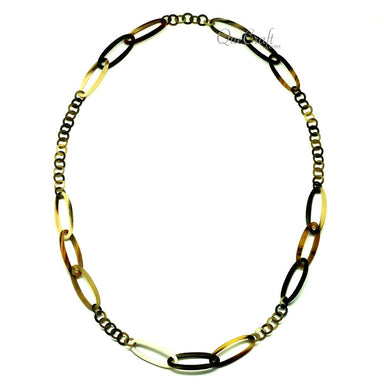 Horn Chain Necklace #12895 - HORN JEWELRY
