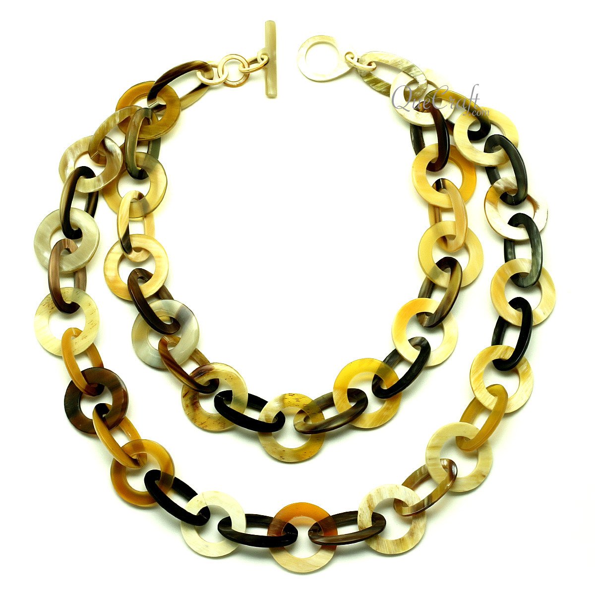 Horn Chain Necklace #12920 - HORN JEWELRY