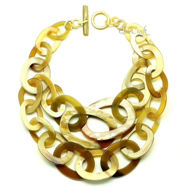 Horn Chain Necklace #13000 - HORN JEWELRY